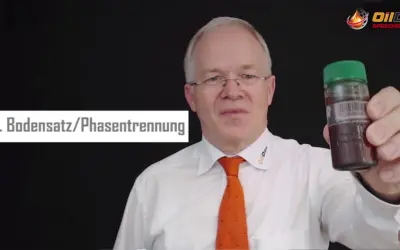 Begutachtung ohne Laboranalyse: Bodensatz