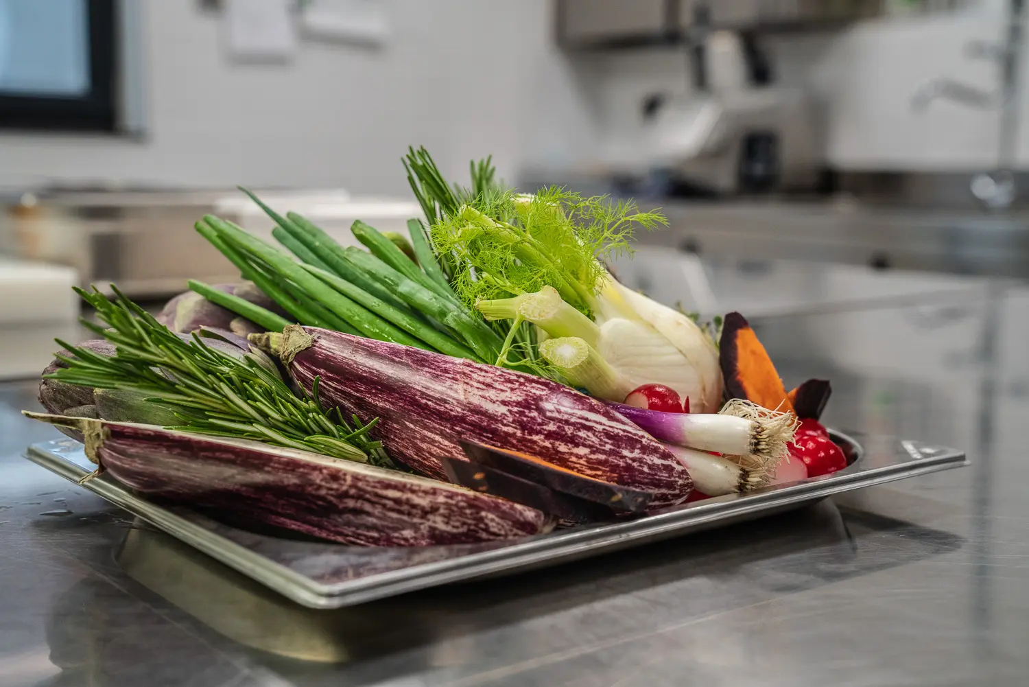 Ansicht eines Gemüsetellers